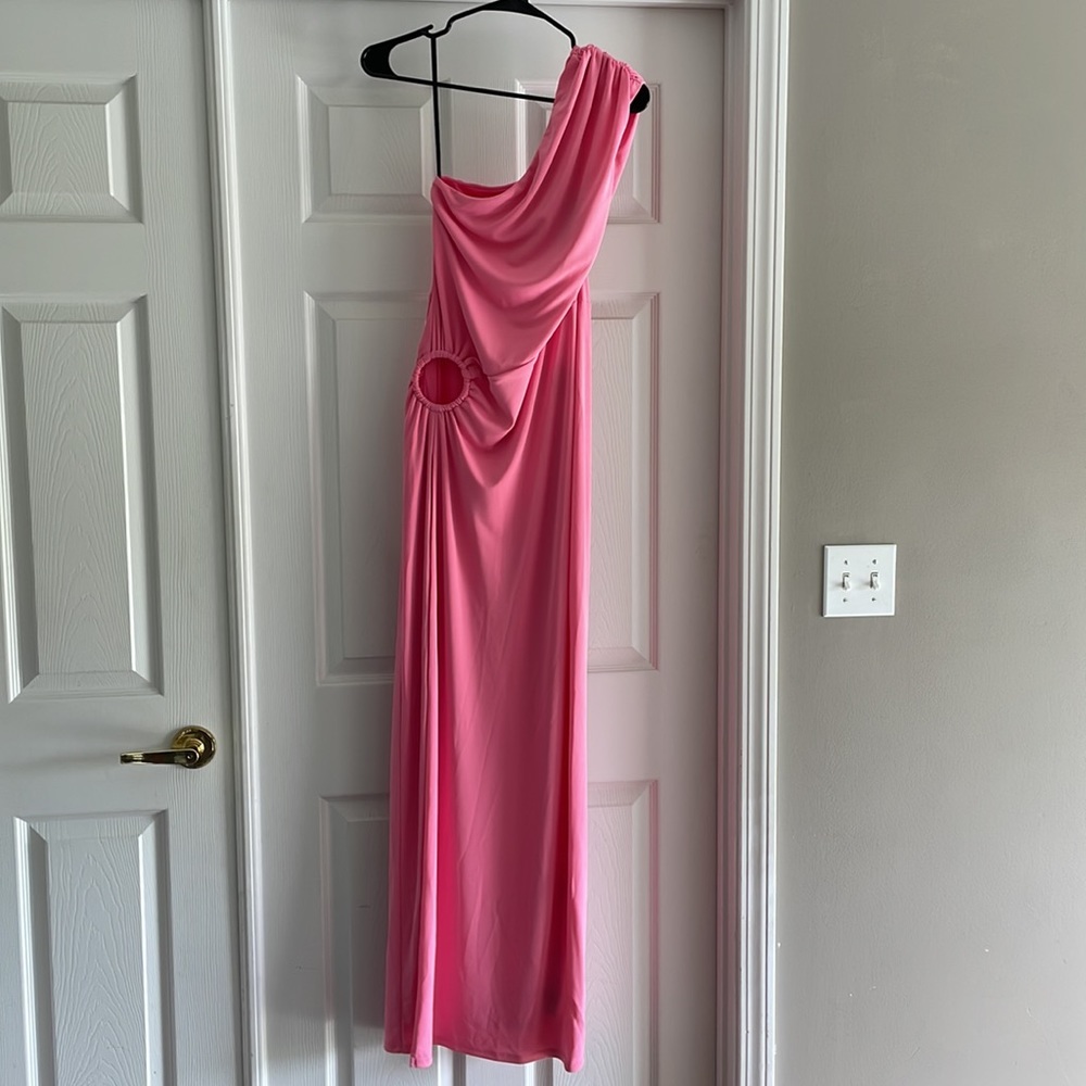 NWT Michael Costello X Revolve Sofie Gown in Pink - Picture 4 of 9